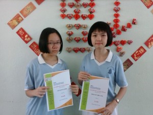 Recipients for Certificate of Excellent